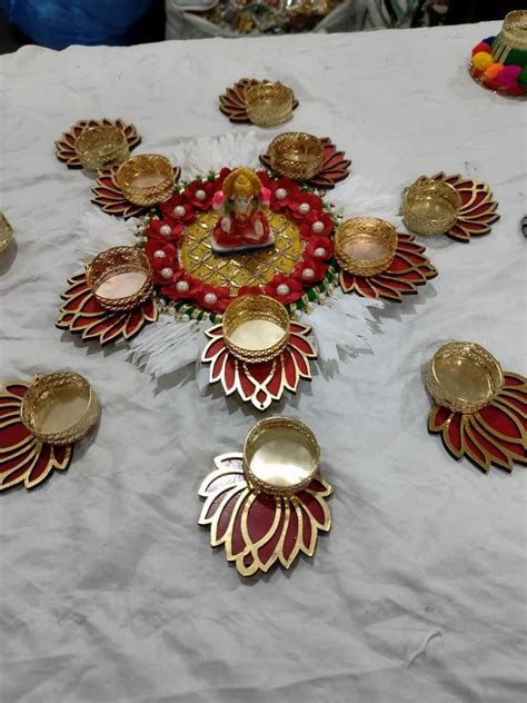 Round Red Rangoli For Decoration Packaging Type Packet At Rs 800 Set