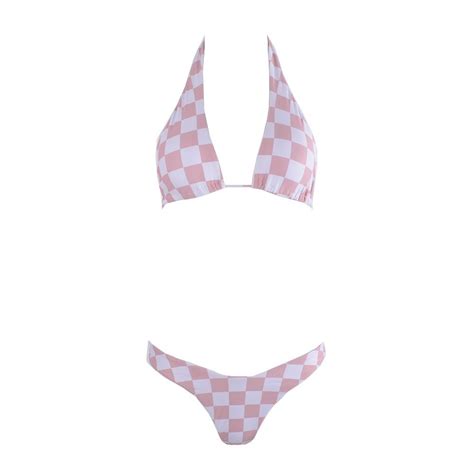 Famous Shoes Set Bikini Τριγωνάκι Ροζ CP202102 PINK Skroutz gr