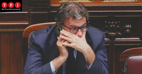 Il Ministro Giancarlo Giorgetti Ha Querelato Tpi Per Diffamazione