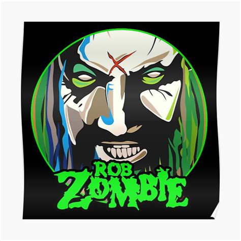 Rob Zombie Logo Posters Redbubble