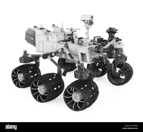 Curiosity Rover Isolated Stock Photo - Alamy