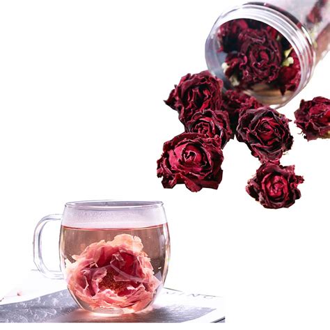 Dried Ink Red Rose Tea Yunnan Plateau Edible Roses Edible Flower Tea