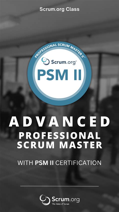 Advanced Professional Scrum Master Psm Ii Dostride Agile Academy