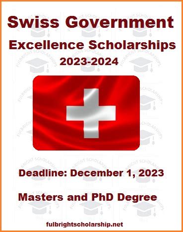 Swiss Government Excellence Scholarships Fully Funded