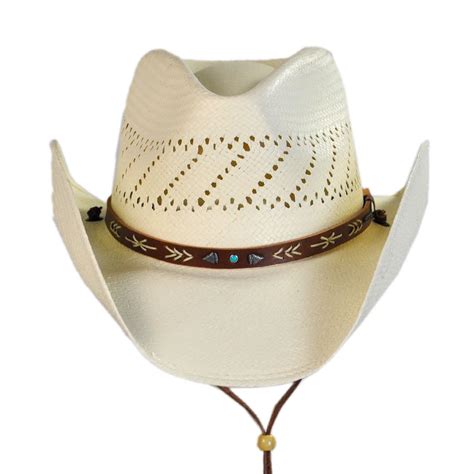 Stetson Santa Fe Shantung Straw Cowboy Hat Straw Hats