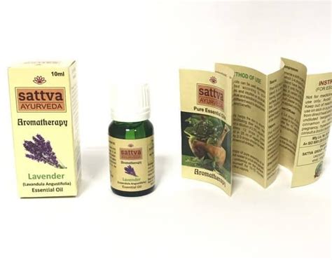 Sattva Ayurveda Olejek Eteryczny Lawendowy Lavender Oil Ml Dunia