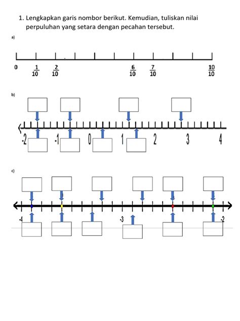 Lengkapkan Garis Nombor Berikut Pdf