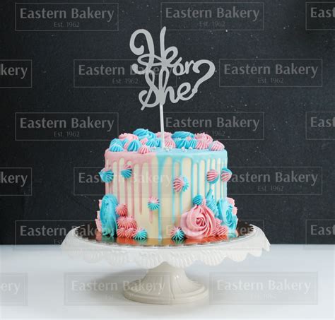 Gender Reveal Cake – Eastern Bakery Shop