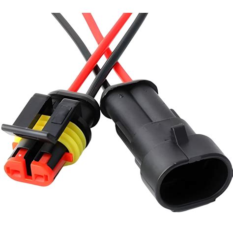 Jacobsparts Conector El Ctrico Impermeable Awg Pines Conectores