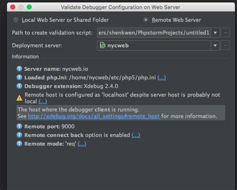 Debugging Phpstorm Xdebug Remote Host Is Configured As Localhost