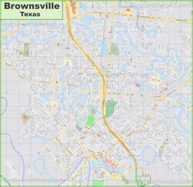 Brownsville Maps | Texas, U.S. | Discover Brownsville with Detailed Maps