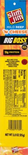 Slim Jim Mild Beef And Cheese Meat Stick 3 Oz Smiths Food And Drug