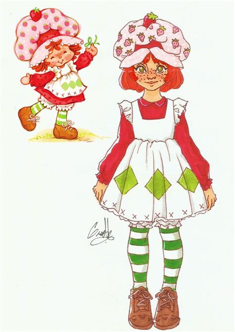 Hi Strawberry Shortcake Cartoon Strawberry Shortcake Costume Character Design