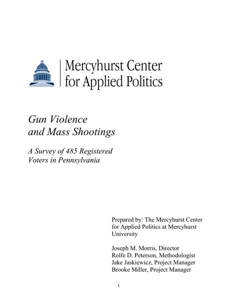 Gun Violence And Mass Shootings Docslib