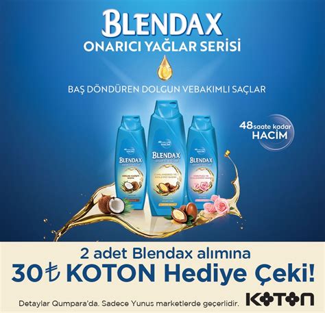 Blendax dan YUNUS MARKET E Özel Kampanya Yunus Marketler Zinciri