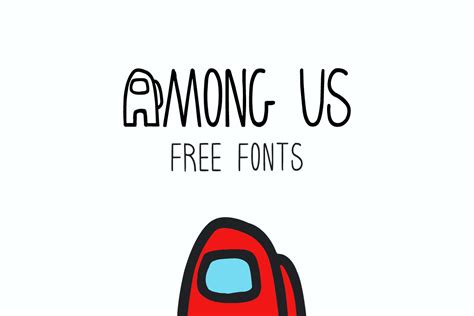 Among Us Font In Logo And In Game Free Download