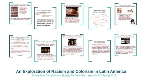 An Exploration of Racism and Colorism in Latin America by Madison Campbell