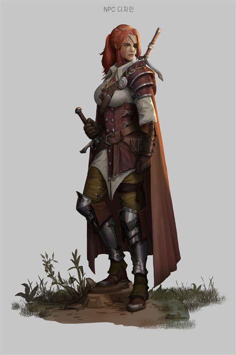 Artstation 023 Muel Kim Dungeons And Dragons Characters Female