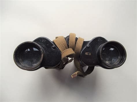 WW2 37 PTN WEBBING BINOCULAR CASE BINOCULARS DATED 1940 DBG Militaria