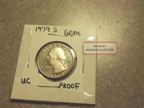 S Gem Proof Washington Quarter