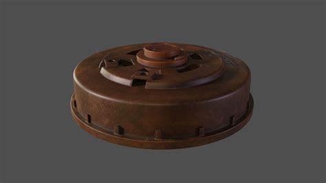 Mine terrestre antichar modèle 3D $5 - .blend .obj .fbx - Free3D