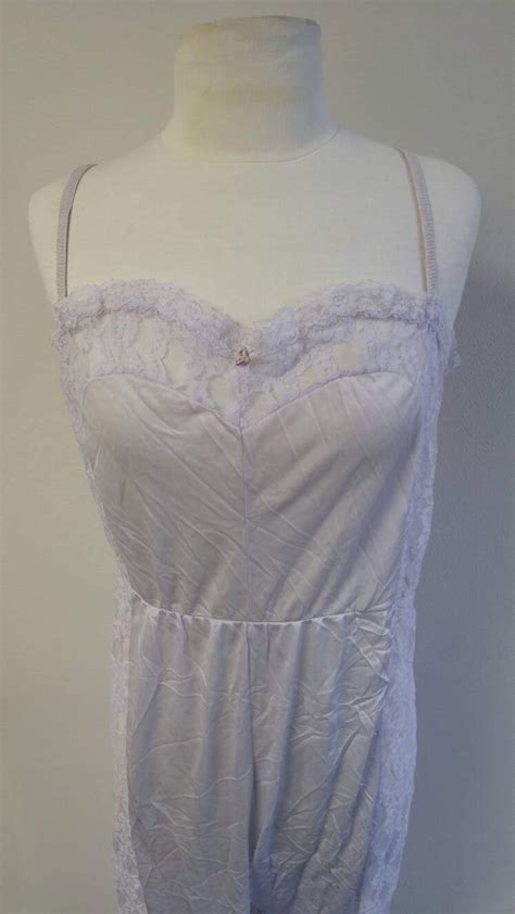 Vintage Lingerie S Vintage Nightie Pale Lilac Etsy