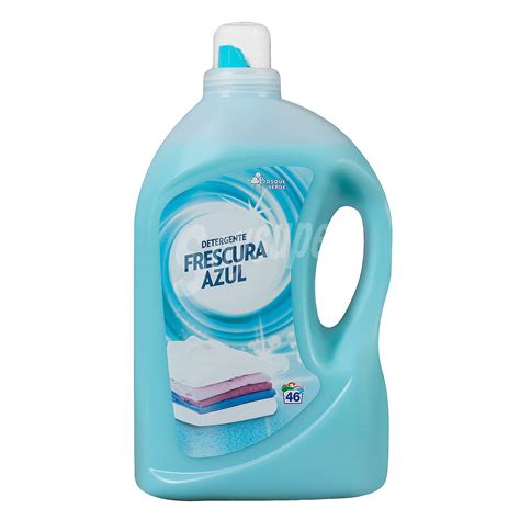 Bosque Verde Detergente Lavadora Liquido Frescura Azul Botella 3 L