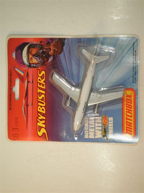 Matchbox Cars Sky Busters Sb 3 Airbus A300d Lufthansa Variant Etsy