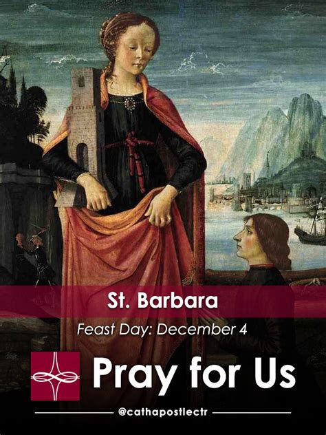 St. Barbara — Catholic Apostolate Center Feast Days