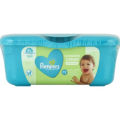 Pampers Baby Wipes Complete Clean Unscented Tub 72 Count | Wipes ...