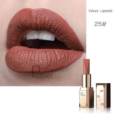 Batom pudaier batom fosco de 26 cores lápis gloss labial veludo