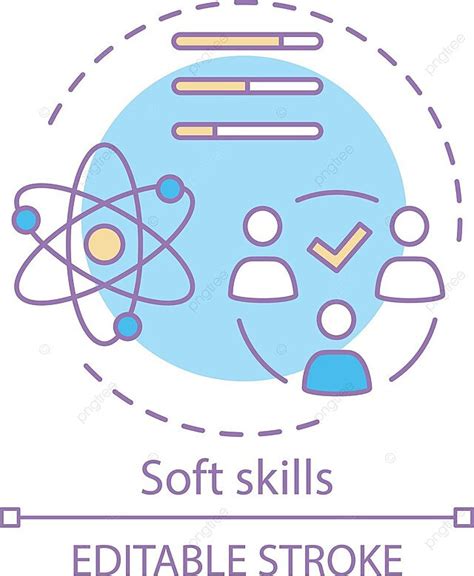 Soft Skills Concept Icon Human Management Notion Vector Human