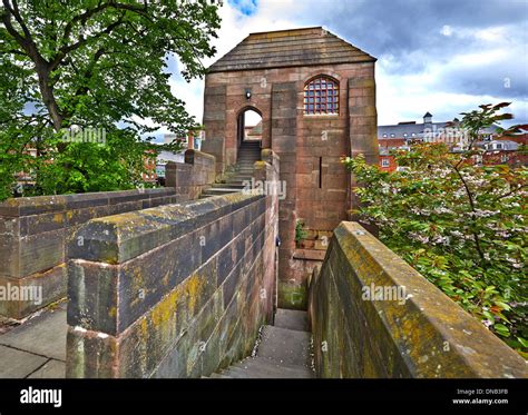 Chester North West England The Roman Walls Stock Photo - Alamy