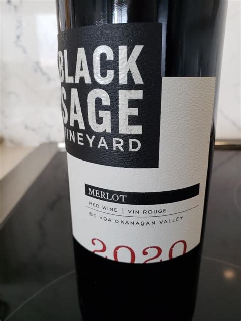 Black Sage Vineyard Merlot Canada British Columbia Okanagan