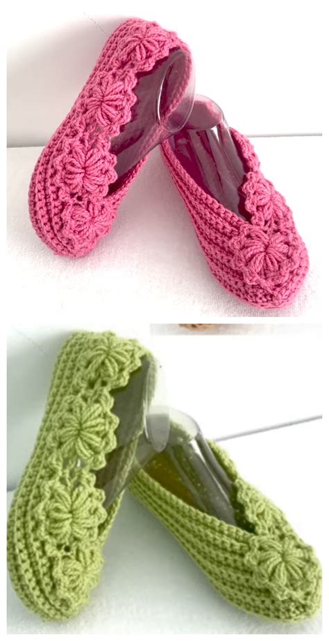 Crochet Beautiful Slippers For Adults Crochet Ideas