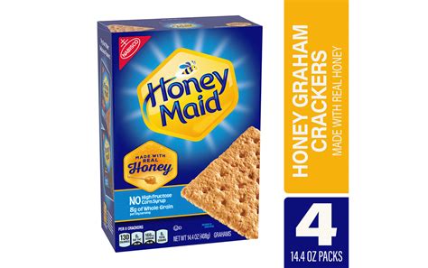 Honey Maid Honey Graham Crackers Value Pack 4 Count Bestcandyshop