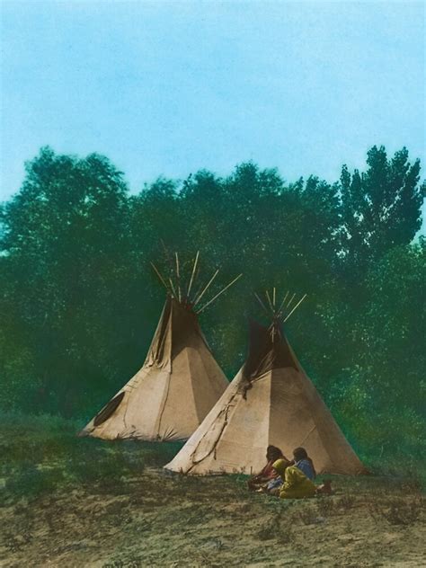 Assiniboine Tipi Camp American Indian Tipis Iphone Case For Sale By Dankeller Redbubble