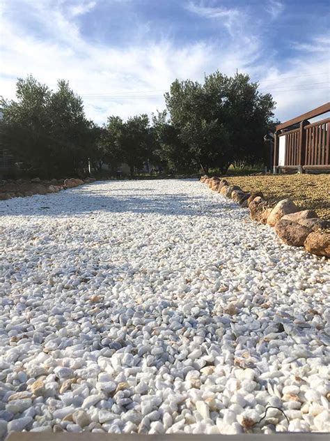 Marmolina Grava Blanco pura entrega en toda la península