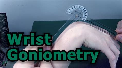 Wrist Goniometry YouTube