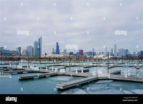 The Beautiful Dusable Harbor At Millennium Park Chicago Illinois