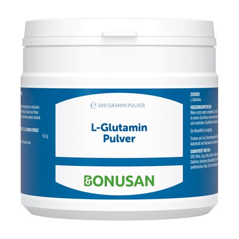 L Glutamin Der Allesk Nner F R Regeneration Naturesan Shop