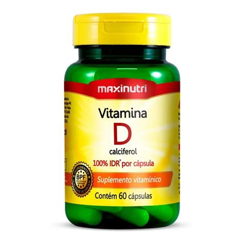 Vitamina D 60 Capsulas Maxinutri Shopee Brasil