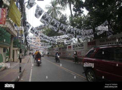 Dhaka Bangladesh 23 décembre 2023 la campagne électorale pour les 12e