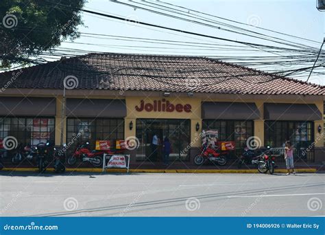 Jollibee Fast Food Restaurant Kalaw Branch Facade In Manila