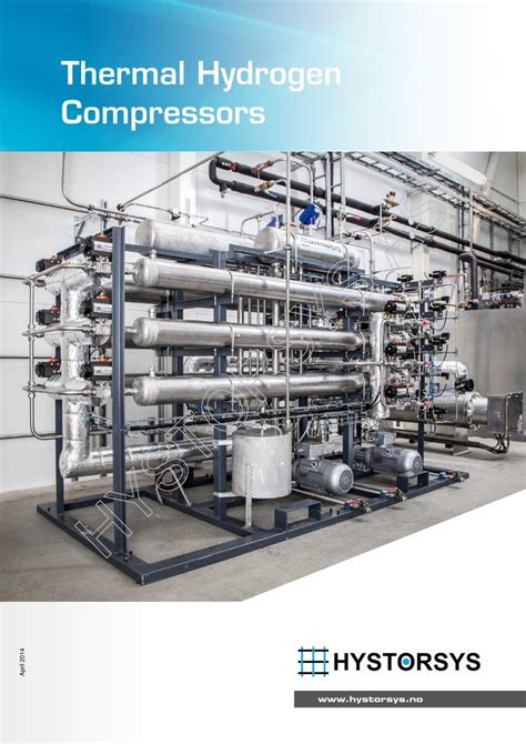 Pdf Thermal Hydrogen Compressors Hystorsys The Thermal Hydrogen