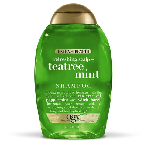 Buy Ogx Extra Strength Tea Tree Mint Shampoo Ounce Bottle Online At