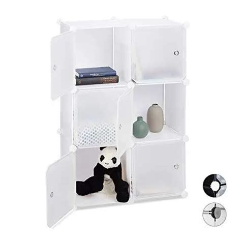 Relaxdays Tag Re Cubes Penderie Armoire Rangement Casiers Plastique