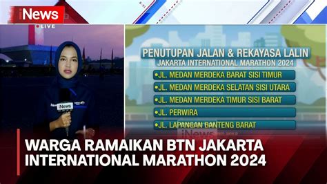 Ribuan Pelari Ramaikan BTN Jakarta International Marathon 2024 INews