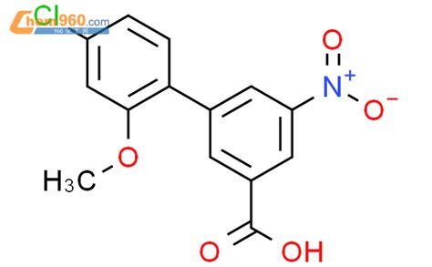 1261943 59 2 3 4 chloro 2 methoxyphenyl 5 nitrobenzoic acidCAS号