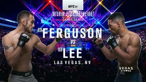 UFC 216 - Tony Ferguson vs Kevin Lee - Oct 6, 2017